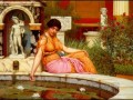 ユリの池 1901年 新古典主義の女性 ジョン・ウィリアム・ゴッドワード